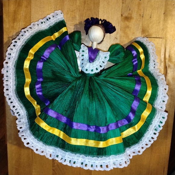 Mexican Handmade Corn Husk Tamale Tamal Doll - Picture 4 of 8